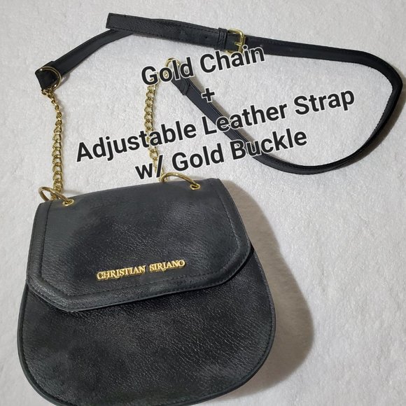 CHRISTIAN SIRIANO Black Gold Shoulder Bag - Picture 2 of 8